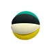 segmented colorful ball natural latex puzzle toy